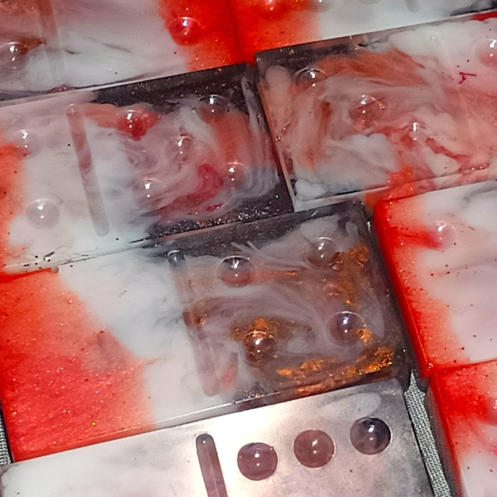 Handmade resin dominoes